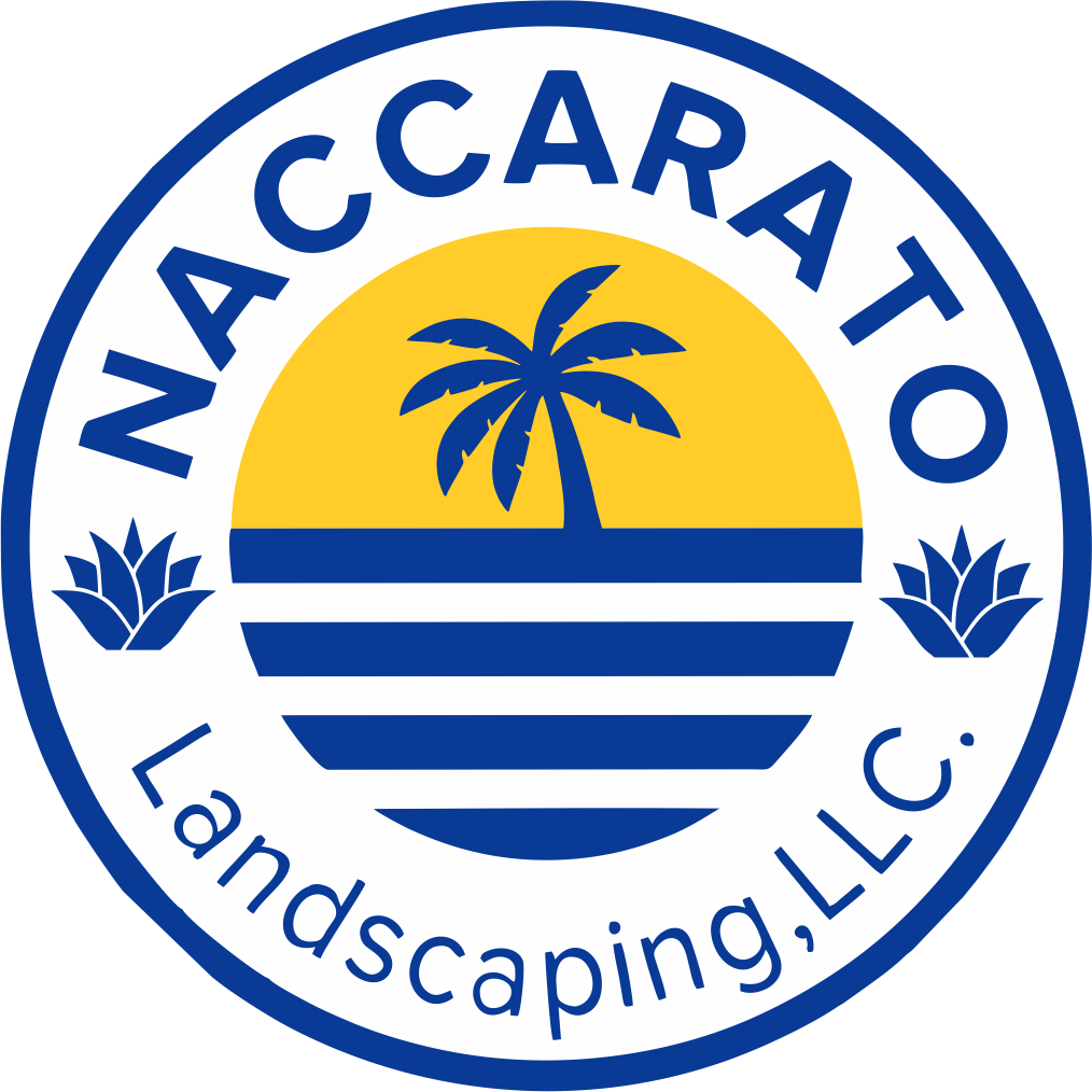 Naccarato Landscaping Gulf Coast logo shows they design beautiful, durable hardscapes and coastal landscapes for the area.